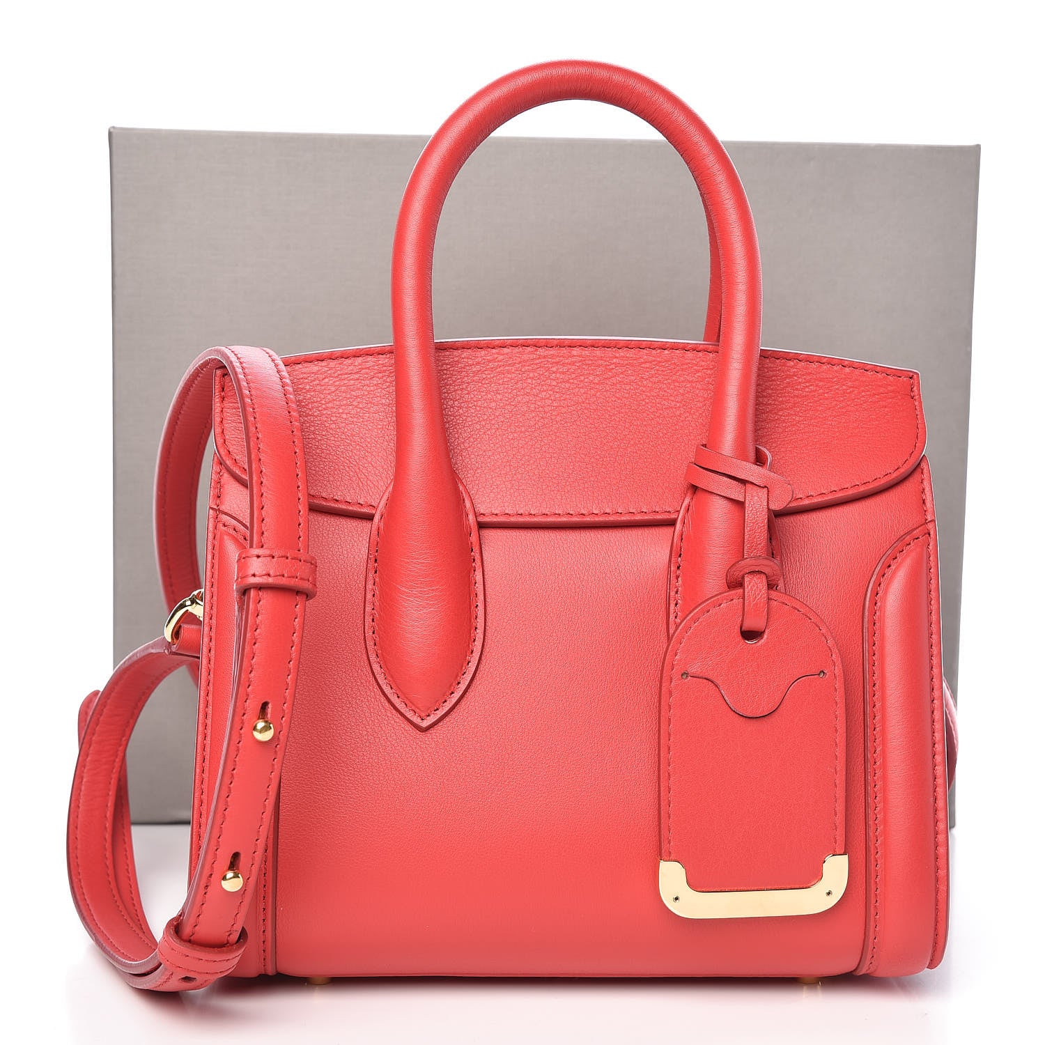 Alexander McQueen Sweet Calfskin Heroine 21 Scarlet 10 of 10