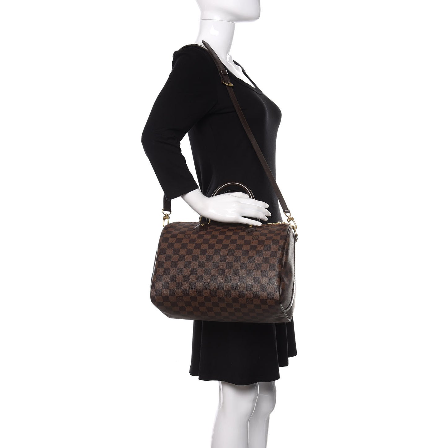 Damier Ebene Speedy Bandouliere 30