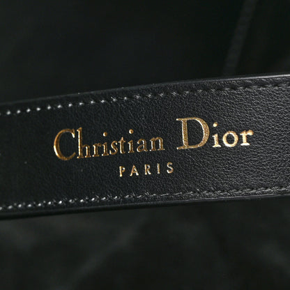 Christian Dior Tweed Cannage Large Toujours Black White 7 of 15