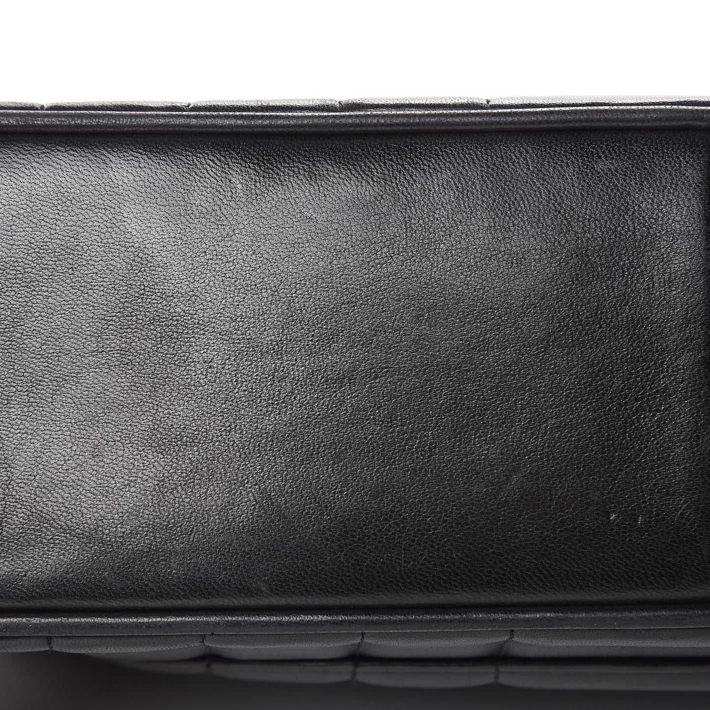 Lambskin Vertical Quilt Jumbo Single Flap Black