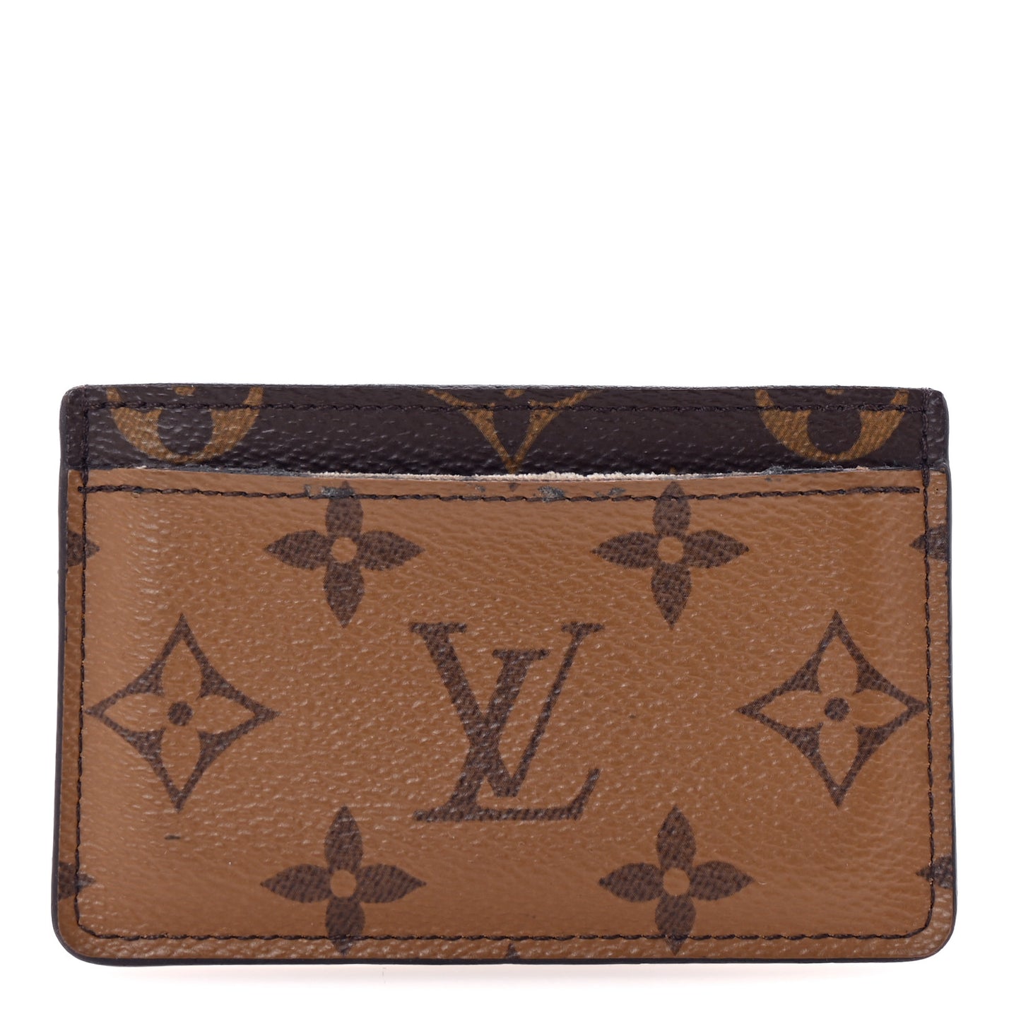 Reverse Monogram Card Holder