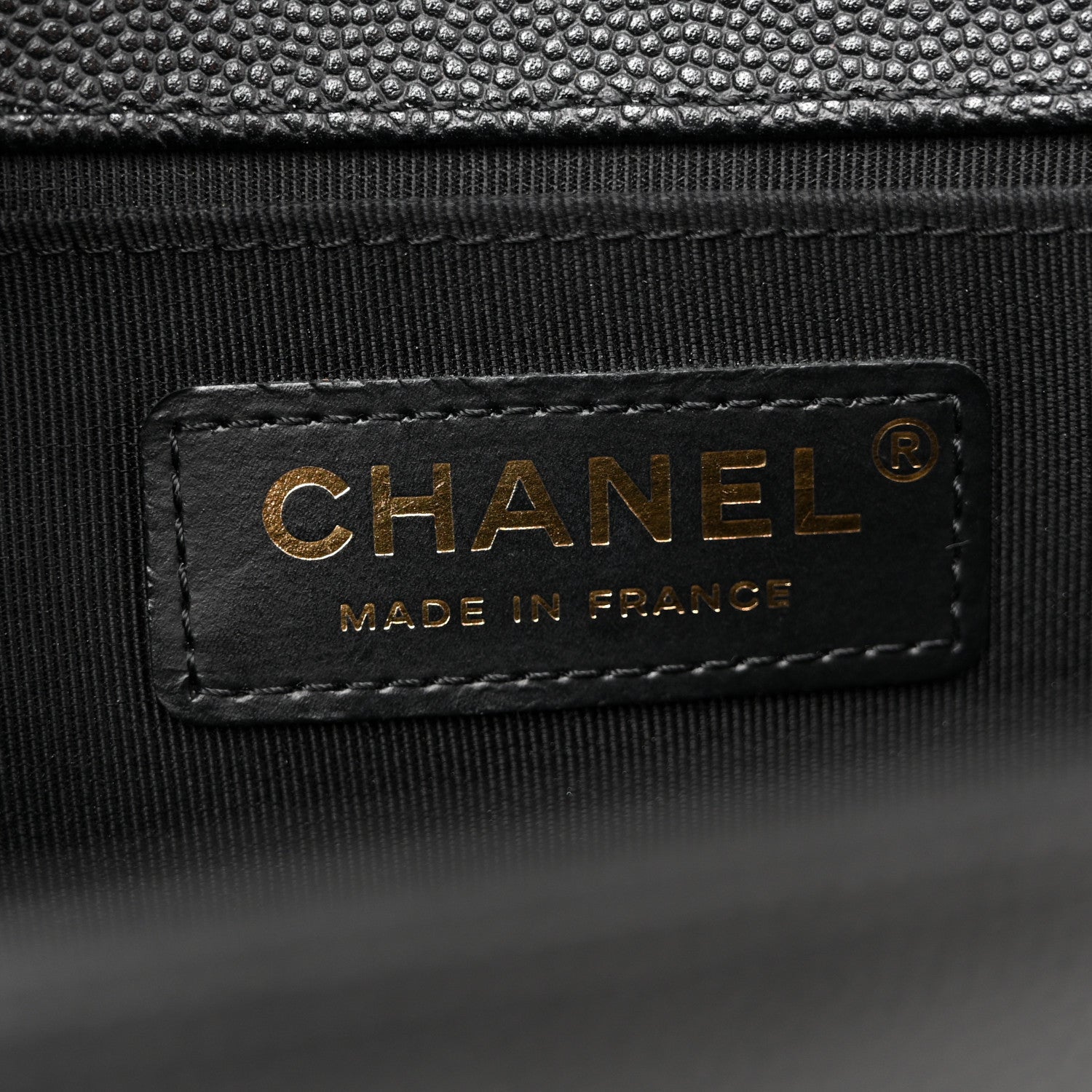 Chanel Caviar Quilted Medium Boy Flap Black 6 of 10