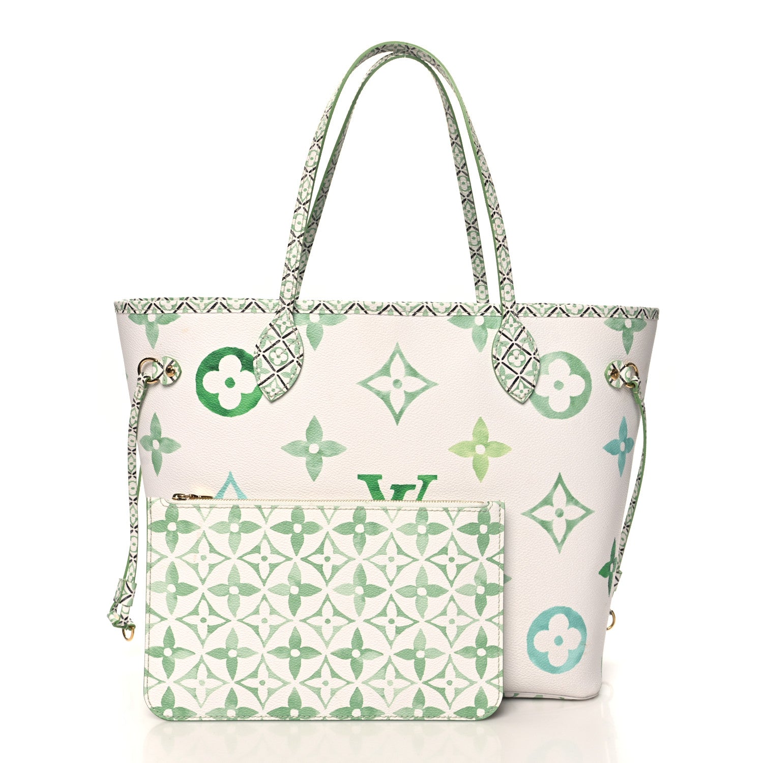 Louis Vuitton Monogram Giant By The Pool 2.0 Neverfull MM Jade 3 of 11
