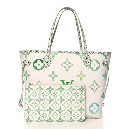 Louis Vuitton Monogram Giant By The Pool 2.0 Neverfull MM Jade 3 of 11