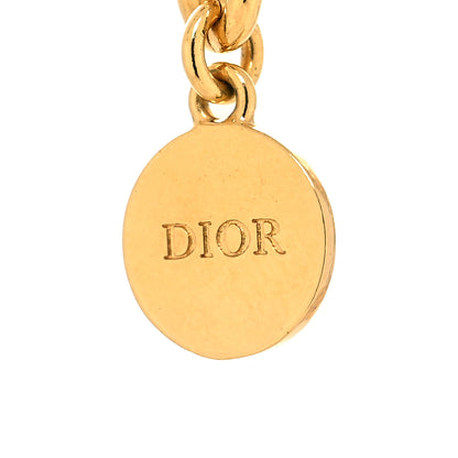 Christian Dior Metal CD Choker Necklace Gold 5 of 5