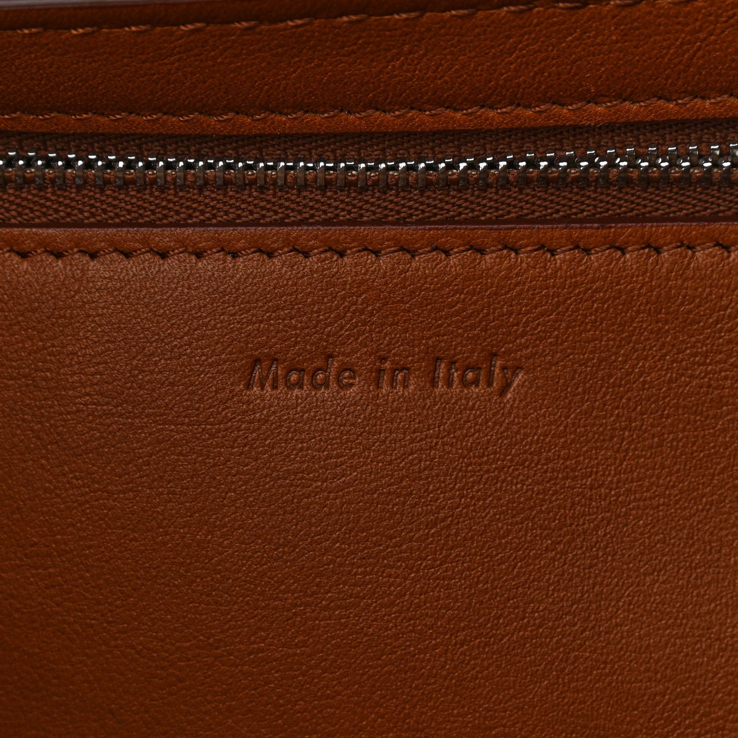 Smooth Calfskin Medium Big Bag Tan