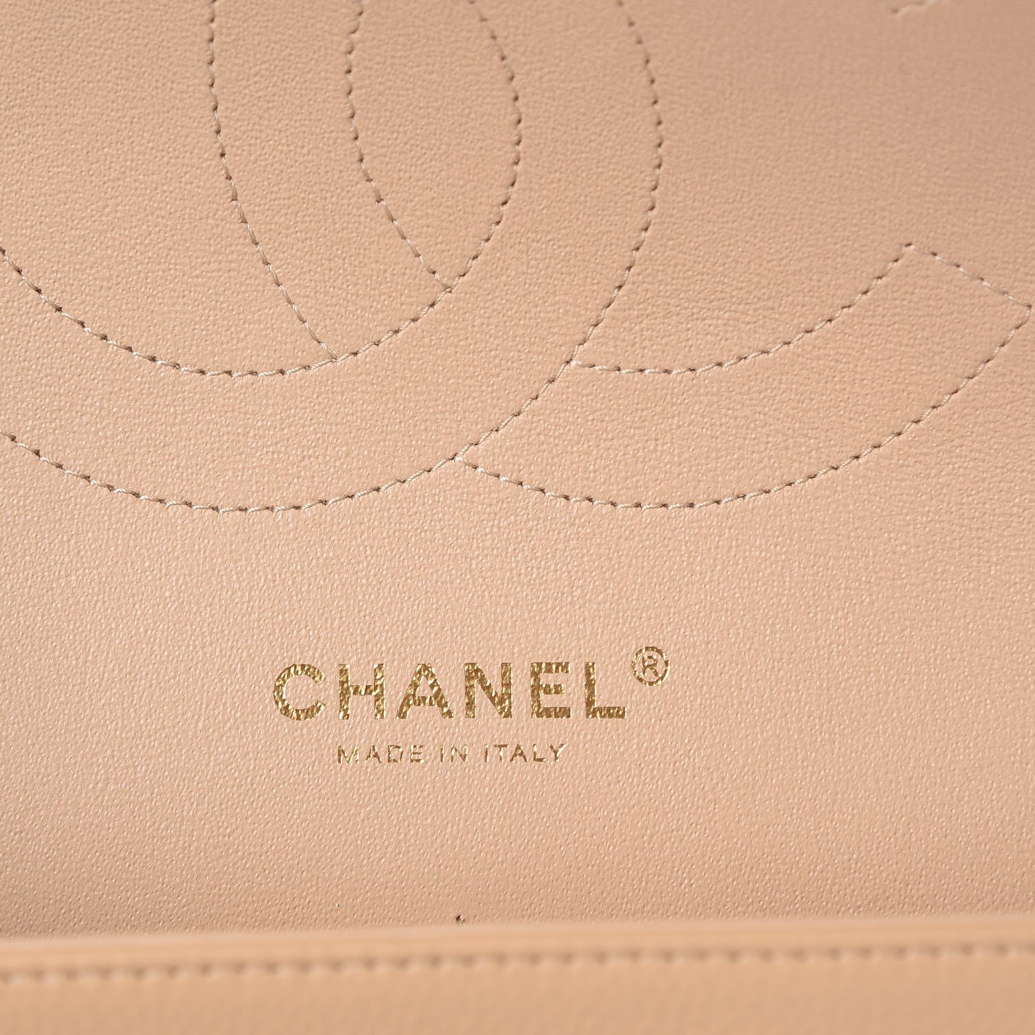 Chanel Caviar Quilted Jumbo Double Flap Beige Clair 7 of 9