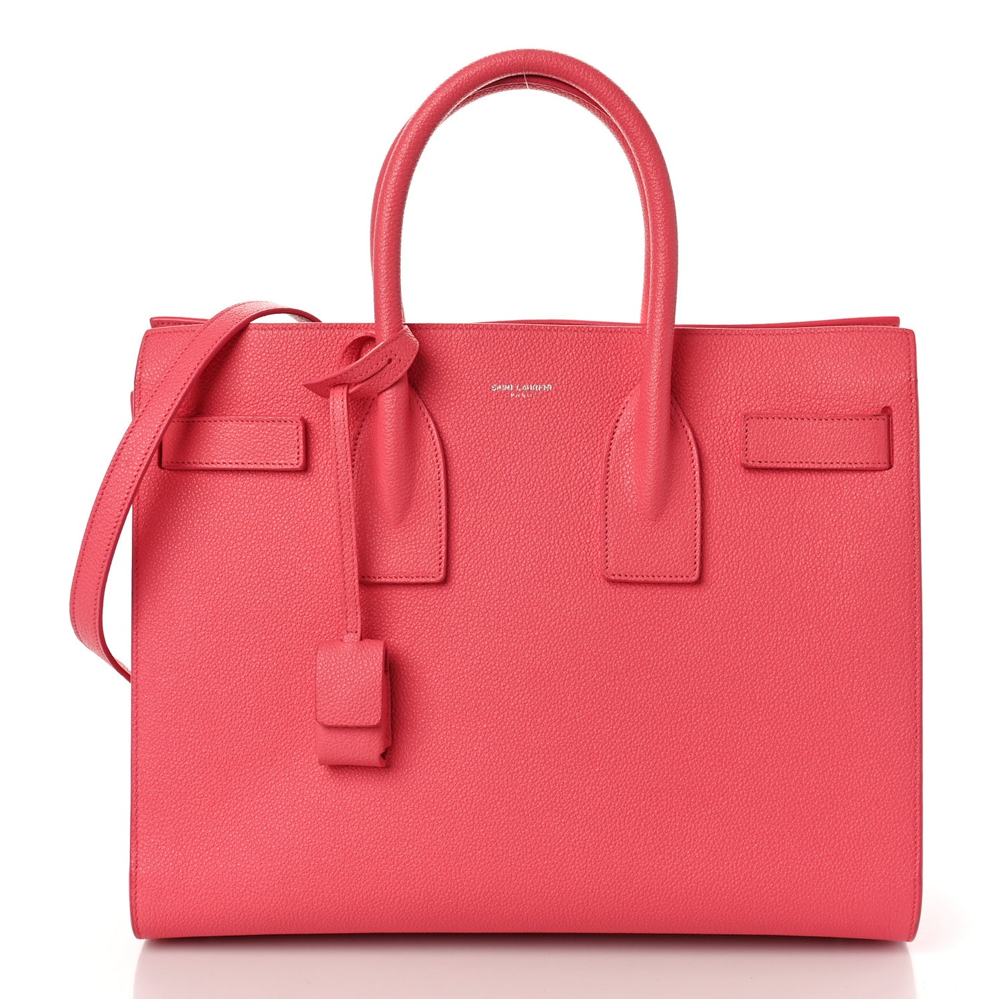 Grained Calfskin Small Sac De Jour Rose Clair