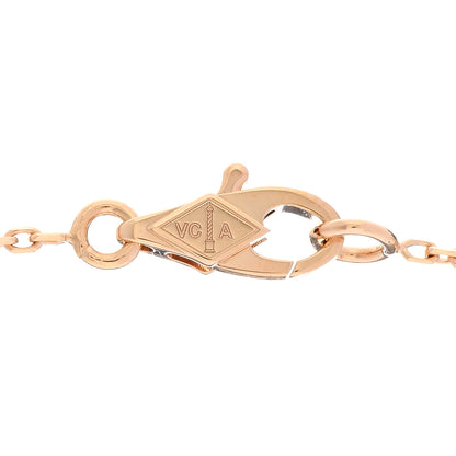 Van Cleef & Arpels 18K Rose Gold Sweet Alhambra Pendant Necklace 4 of 6