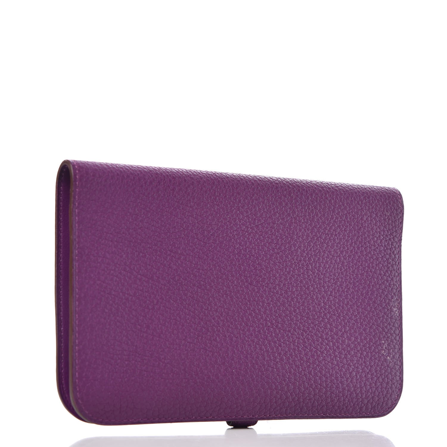 Hermes Togo Dogon Duo Wallet Ultraviolet 3 of 9