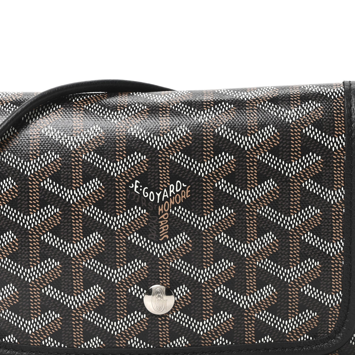 Goyard Goyardine Plumet Wallet Clutch Black 7 of 9