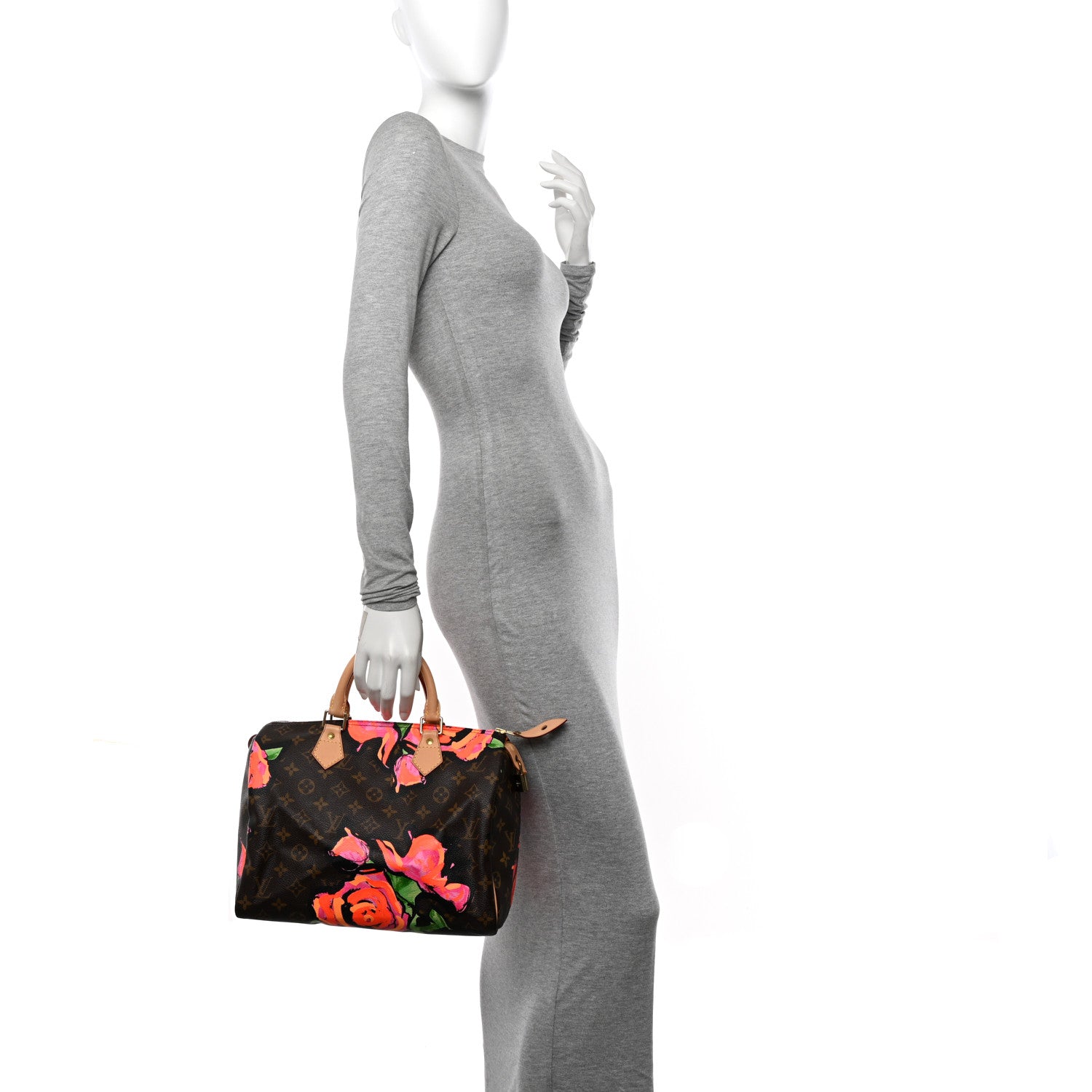Louis Vuitton Monogram Roses Speedy 30 2 of 10