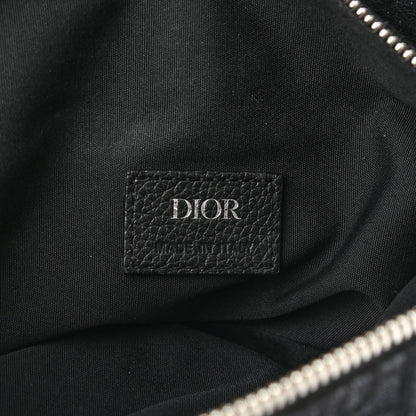 Christian Dior Oblique Mens Saddle Bag Black Blue 6 of 12