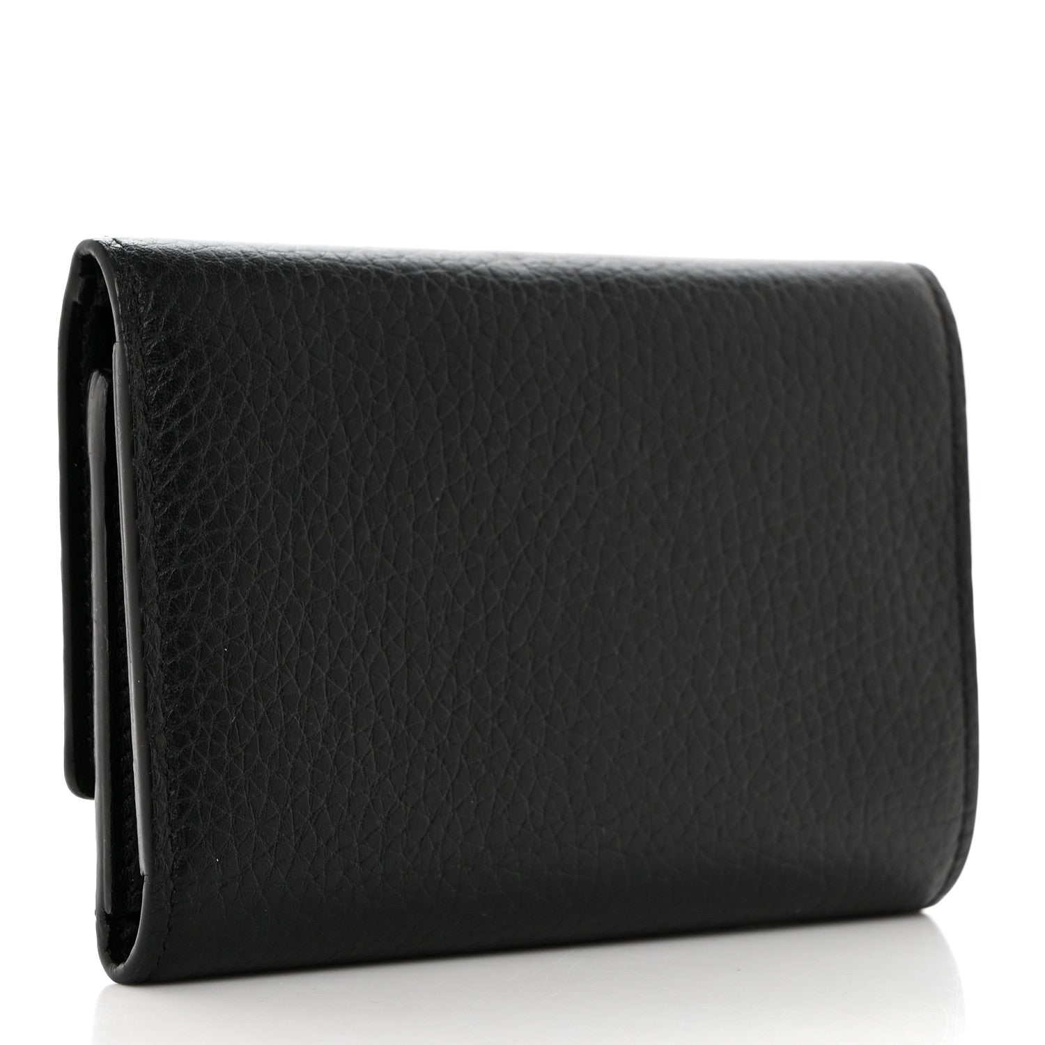 Louis Vuitton Taurillon Perforated Capucines Compact Wallet Black 3 of 6