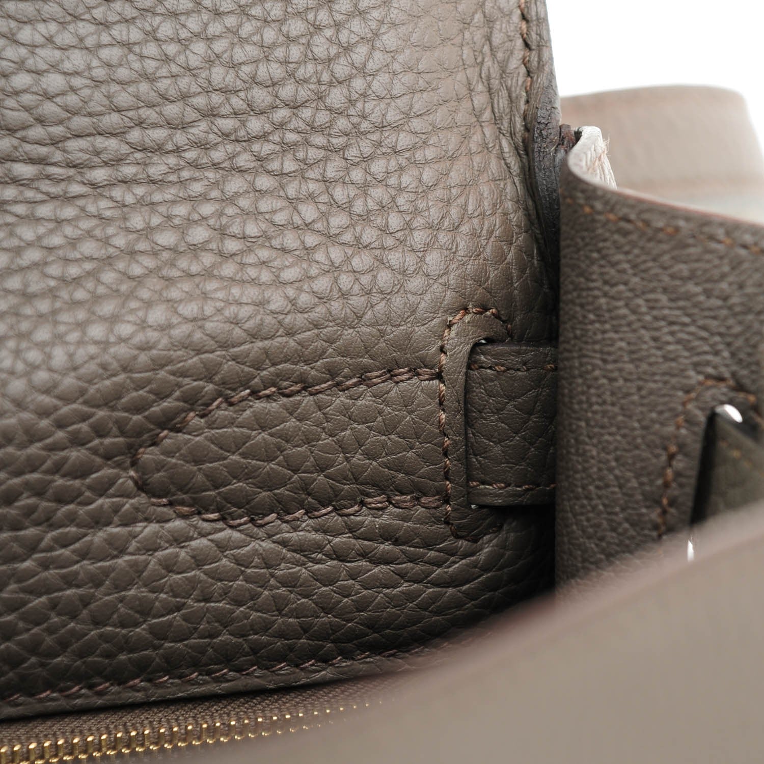 Hermes Taurillon Clemence Kelly Retourne 32 Etain 20 of 25