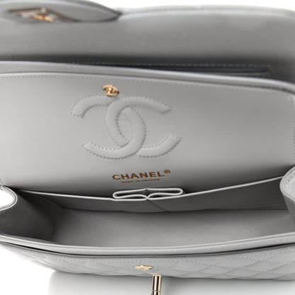 Chanel Caviar Quilted Small Double Flap Grey 4 of 4