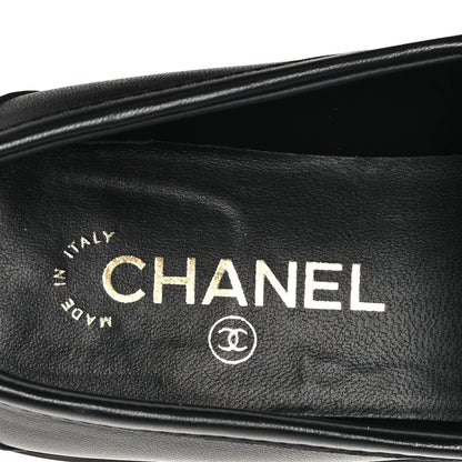 Chanel Lambskin Quilted CC Turnlock Loafers 40.5 Black 8 of 10