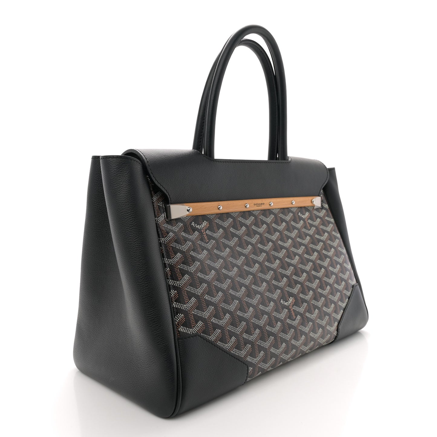 Goyardine Saigon Tote Black