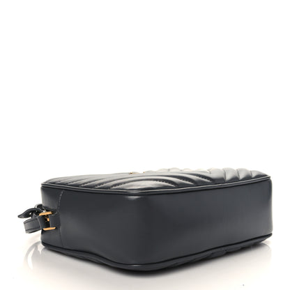 Saint Laurent Calfskin Matelasse Monogram Lou Camera Bag Dark Smog 4 of 10