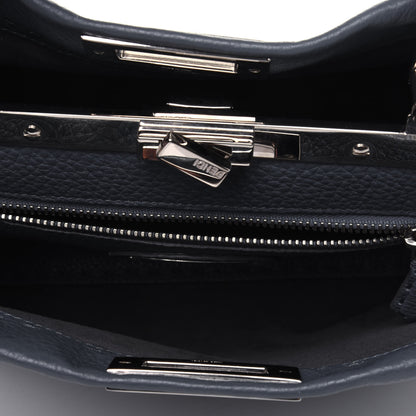 Fendi Cuoio Romano Selleria Elaphe Lace Up Medium Peekaboo Iconic Satchel Tempesta 7 of 16