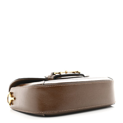 Gucci GG Supreme Monogram Web Mini Horsebit 1955 Shoulder Bag Beige Brown Sugar 4 of 15