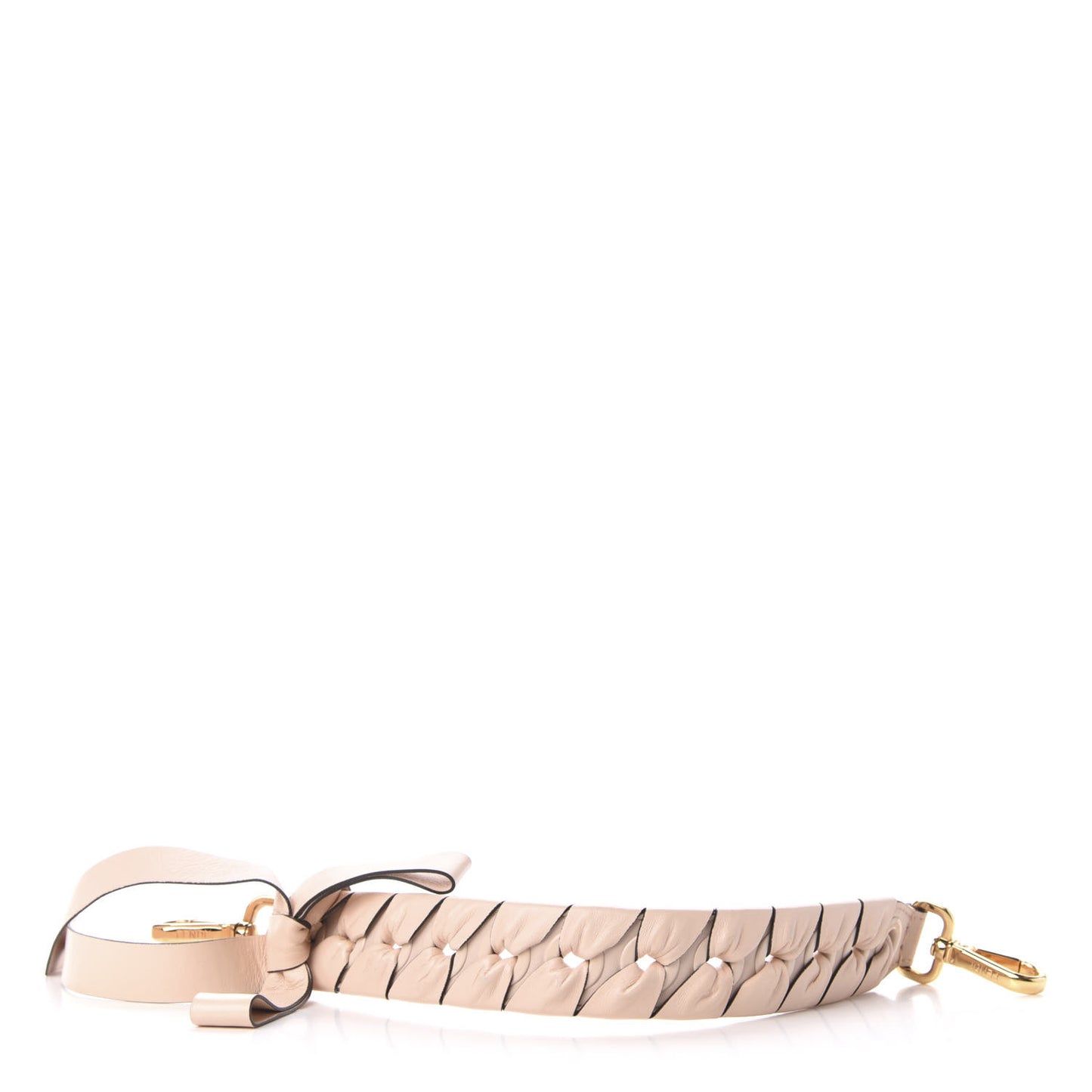 Vitello Liberty Shiny Nappa Lace Up Bow Mini Strap You Plaster