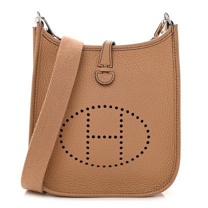 Hermes Taurillon Clemence Amazone Evelyne TPM Chai 1 of 11
