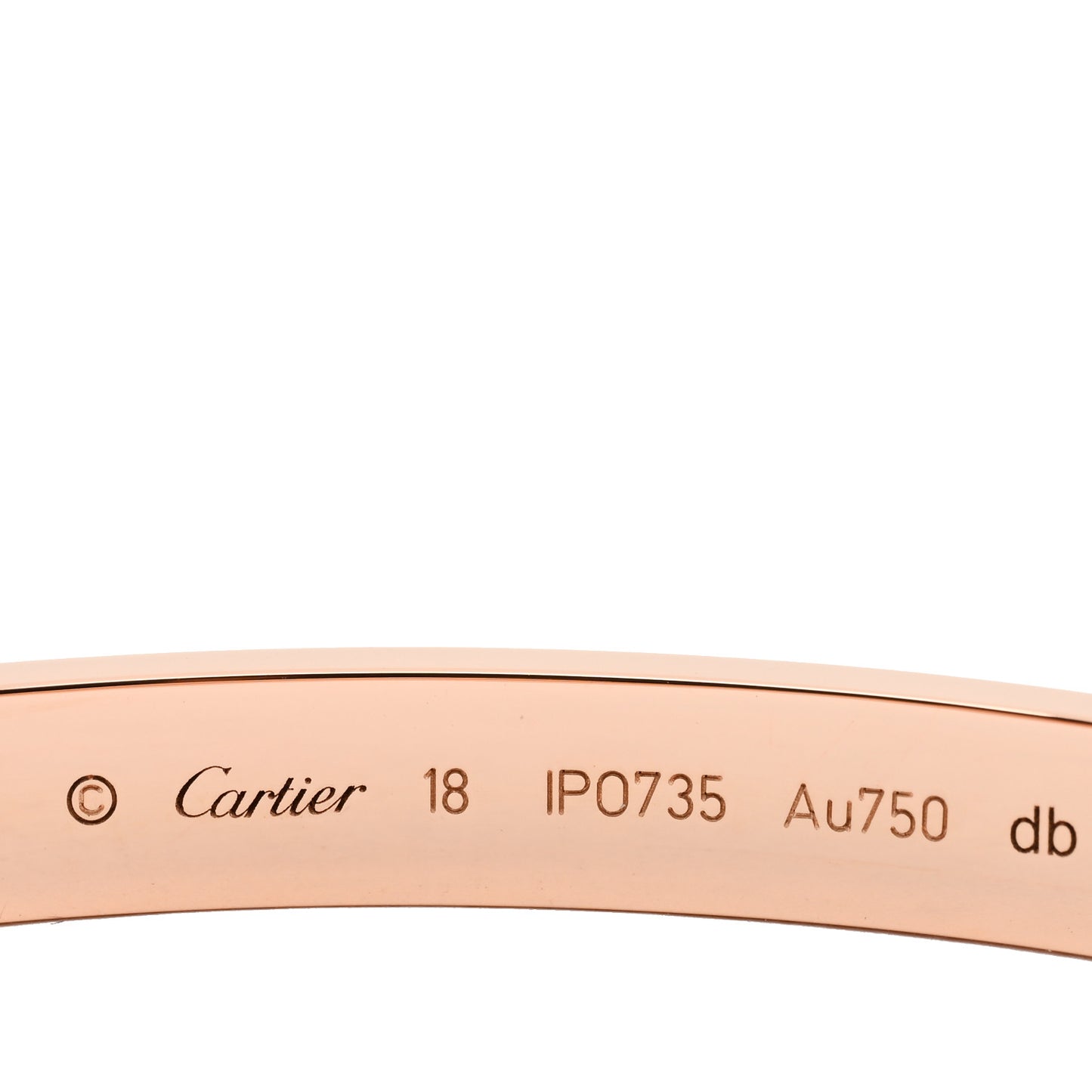 18K Pink Gold LOVE Bracelet 18