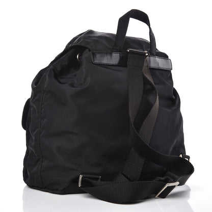 Prada Nylon Vela Medium Backpack Black 3 of 9