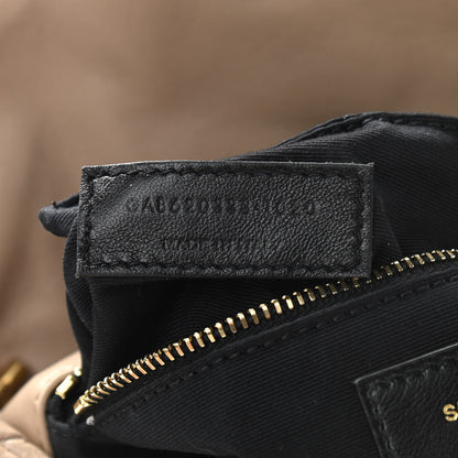 Saint Laurent Lambskin Quilted Toy Loulou Puffer Monogram Chain Satchel Nude Powder 7 of 10