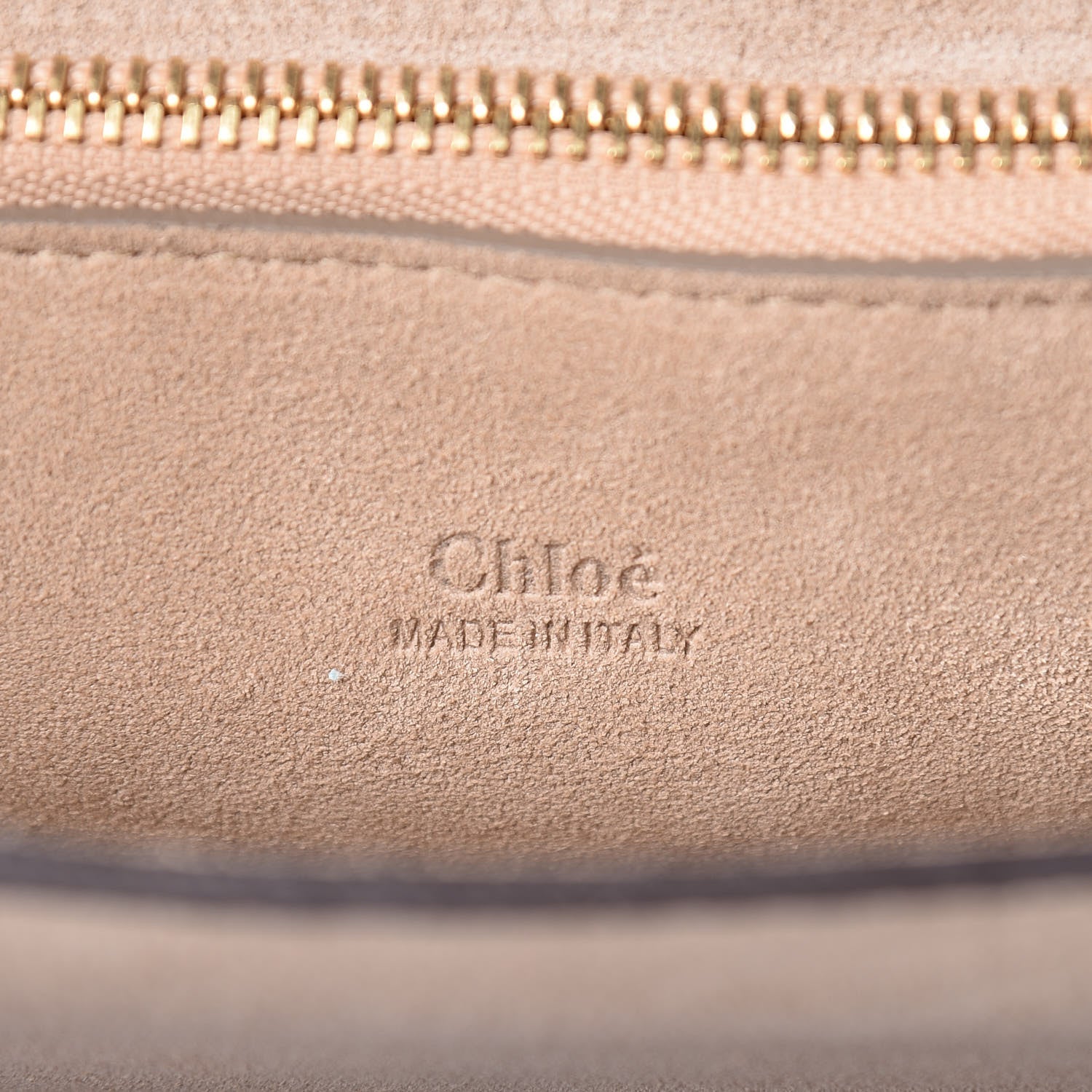 Chloe Calfskin Suede Medium Faye Shoulder Bag Motty Grey 8 of 9