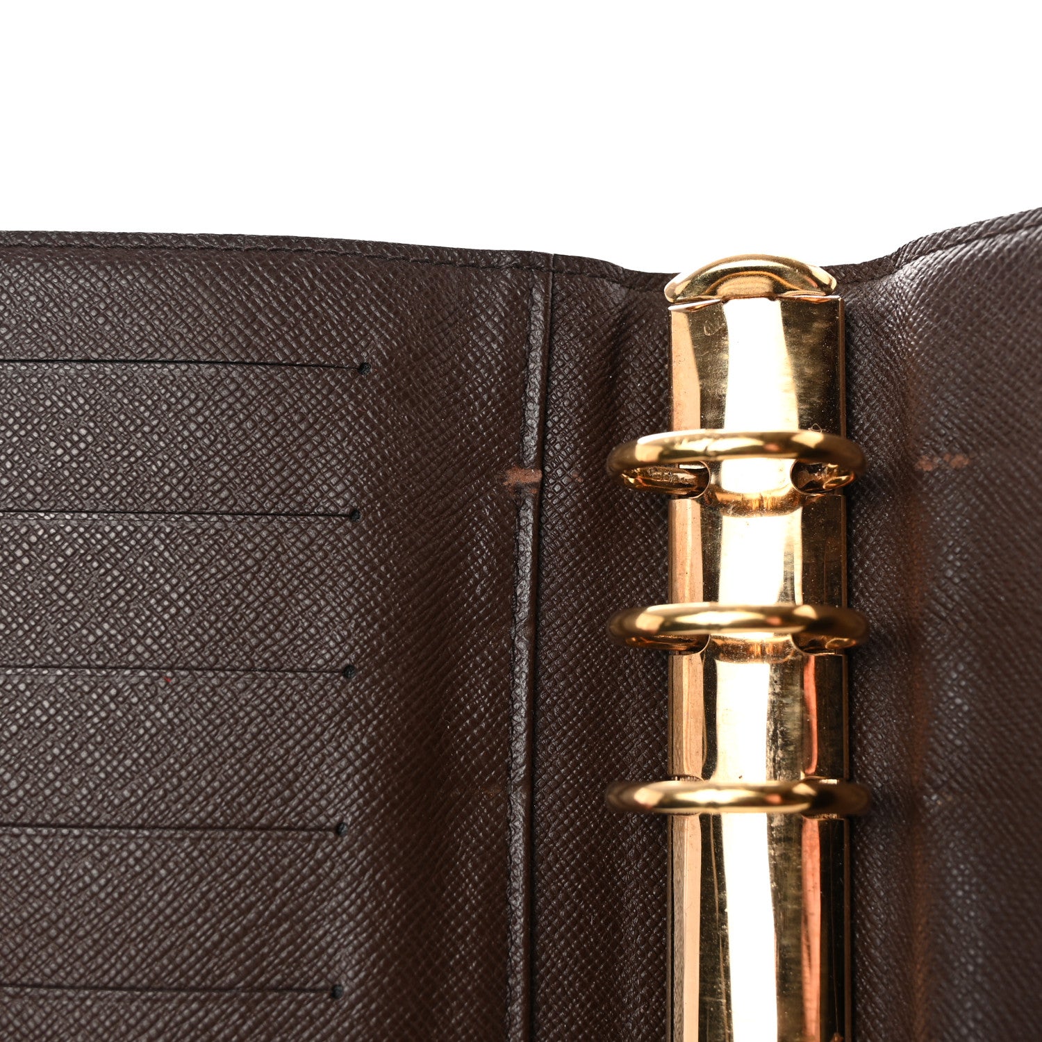 Louis Vuitton Damier Ebene Medium Ring Agenda Cover 8 of 13