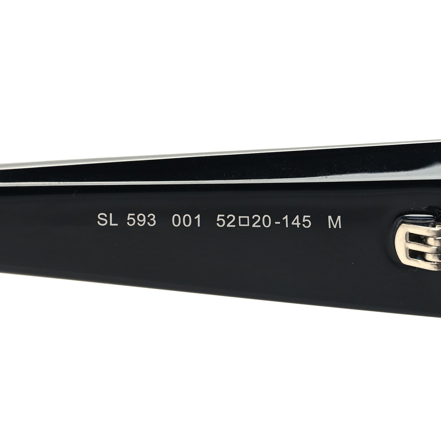 Acetate Ultra Cat Eye Sunglasses SL 593 Black