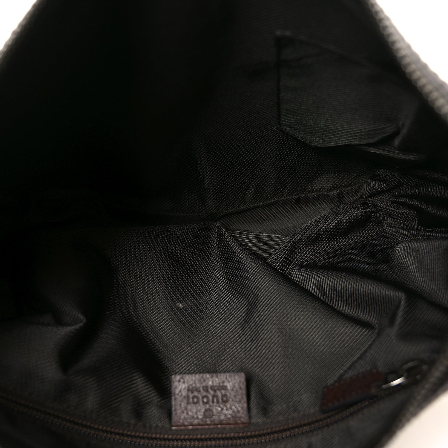 Gucci Monogram Medium Half Moon Hobo Dark Brown 5 of 10