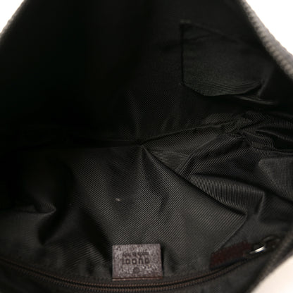 Gucci Monogram Medium Half Moon Hobo Dark Brown 5 of 10