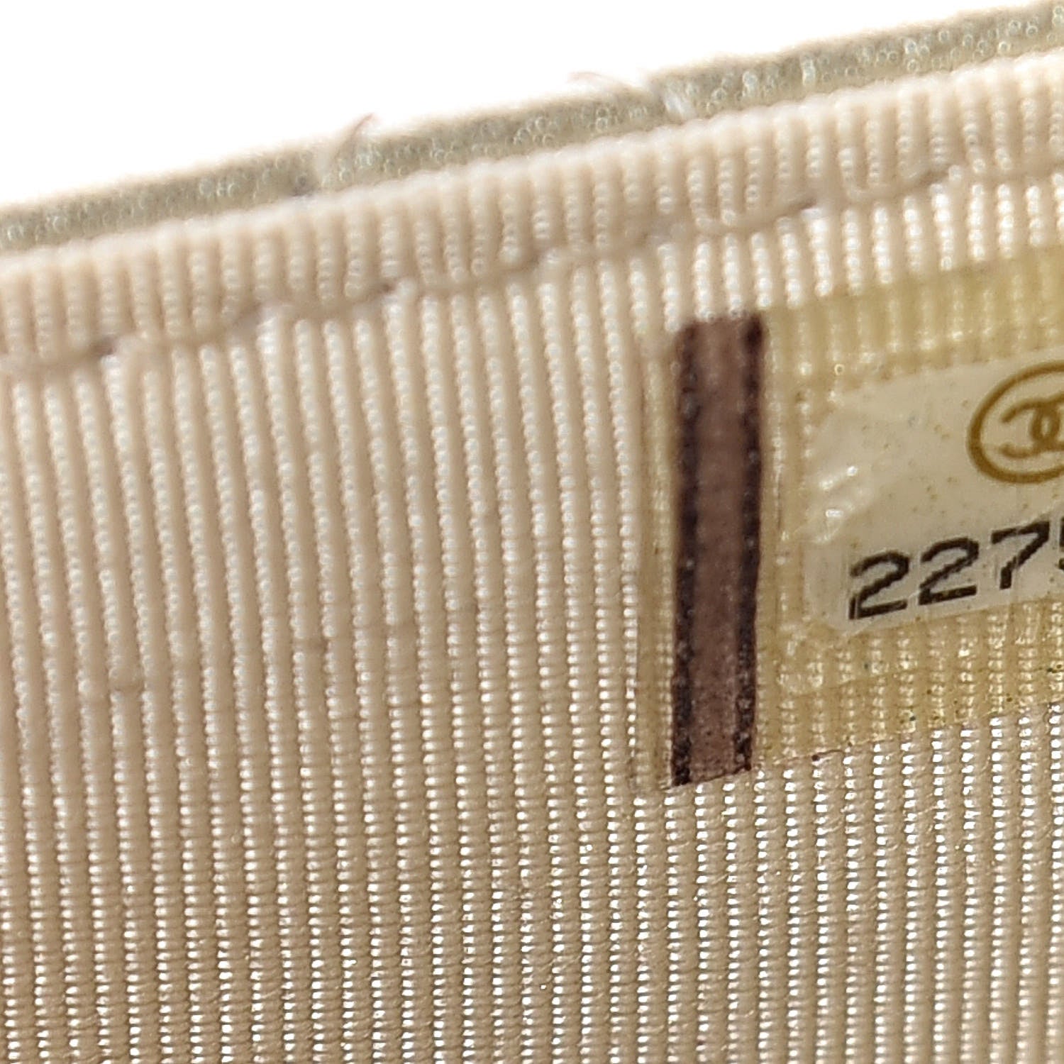 Chanel Pearly Caviar Quilted Wallet On Chain WOC Light Gold 8 of 14