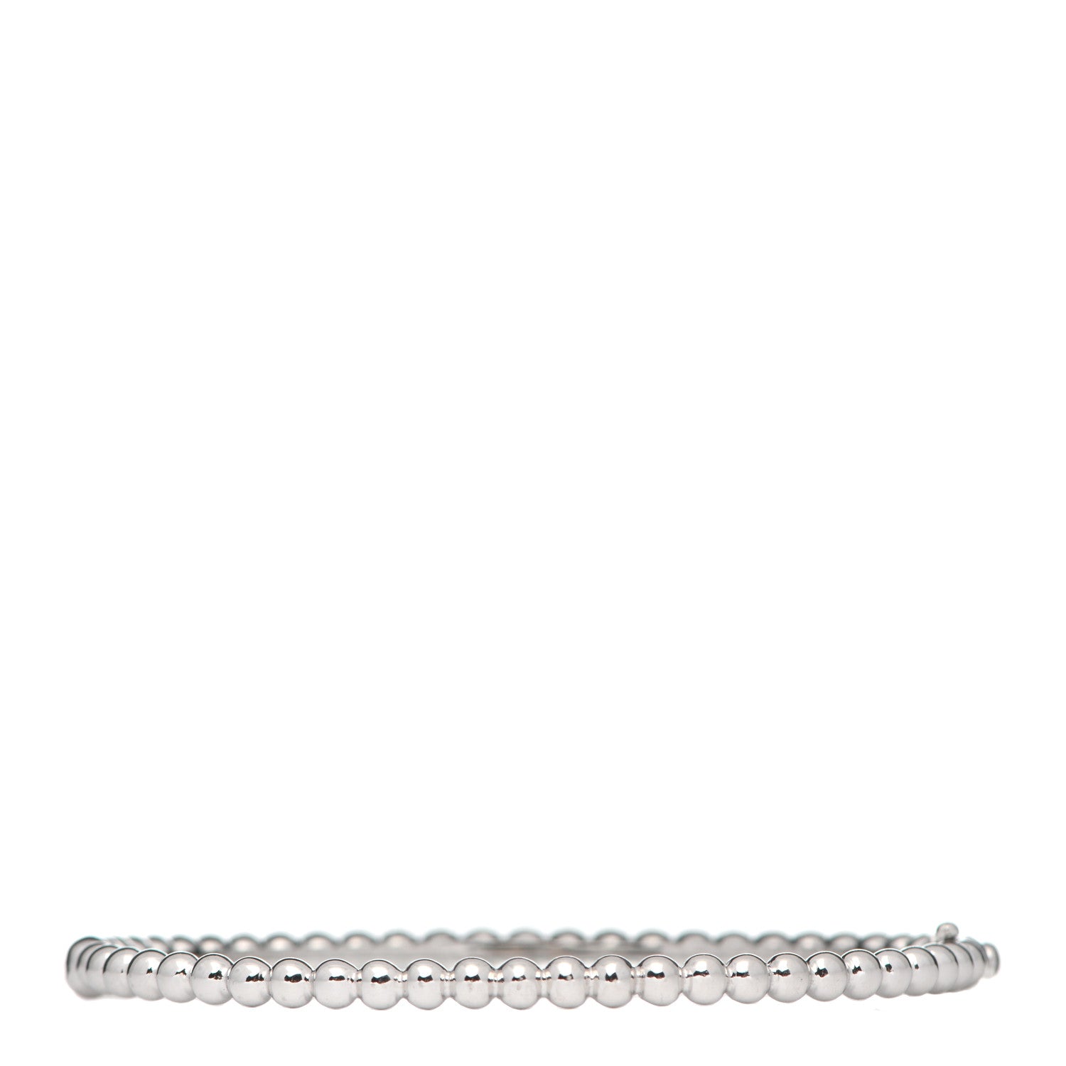 Van Cleef & Arpels 18K White Gold Perlee Pearls of Gold Bracelet M 1 of 4