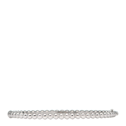 Van Cleef & Arpels 18K White Gold Perlee Pearls of Gold Bracelet M 1 of 4