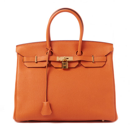 Hermes Togo Birkin 35 Orange 1 of 28