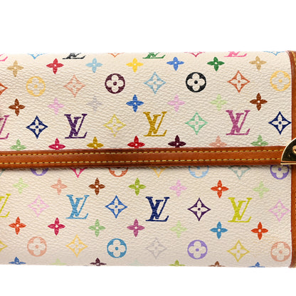 Louis Vuitton Monogram Multicolor Porte Tresor International Wallet White 11 of 11