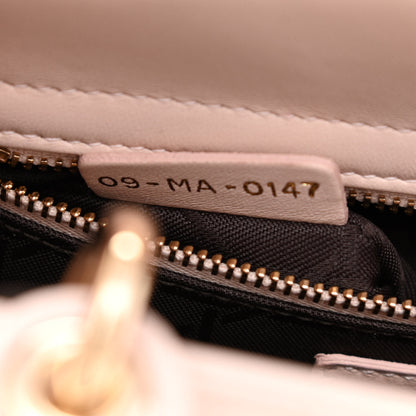 Christian Dior Lambskin Cannage Small Lucky Badges My Lady Dior Pink 6 of 10
