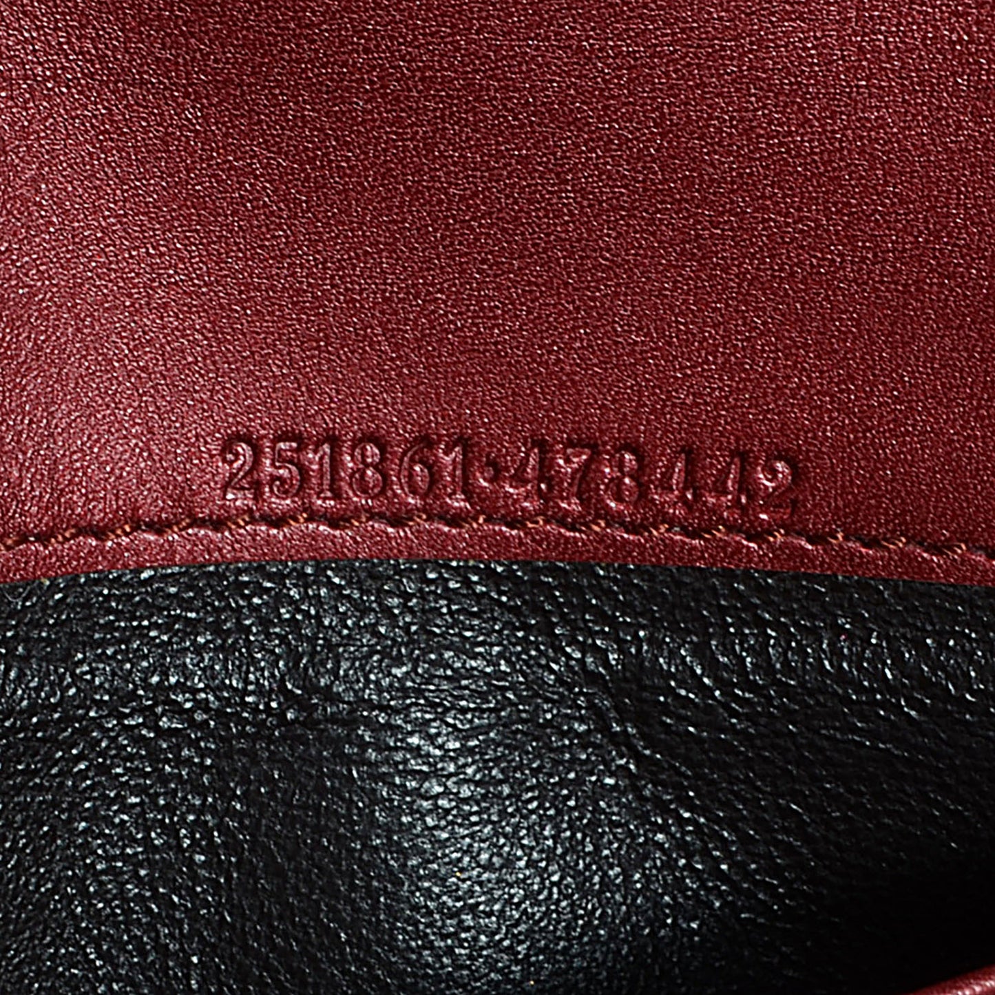 Metallic Guccissima Lovely Heart Continental Wallet Red