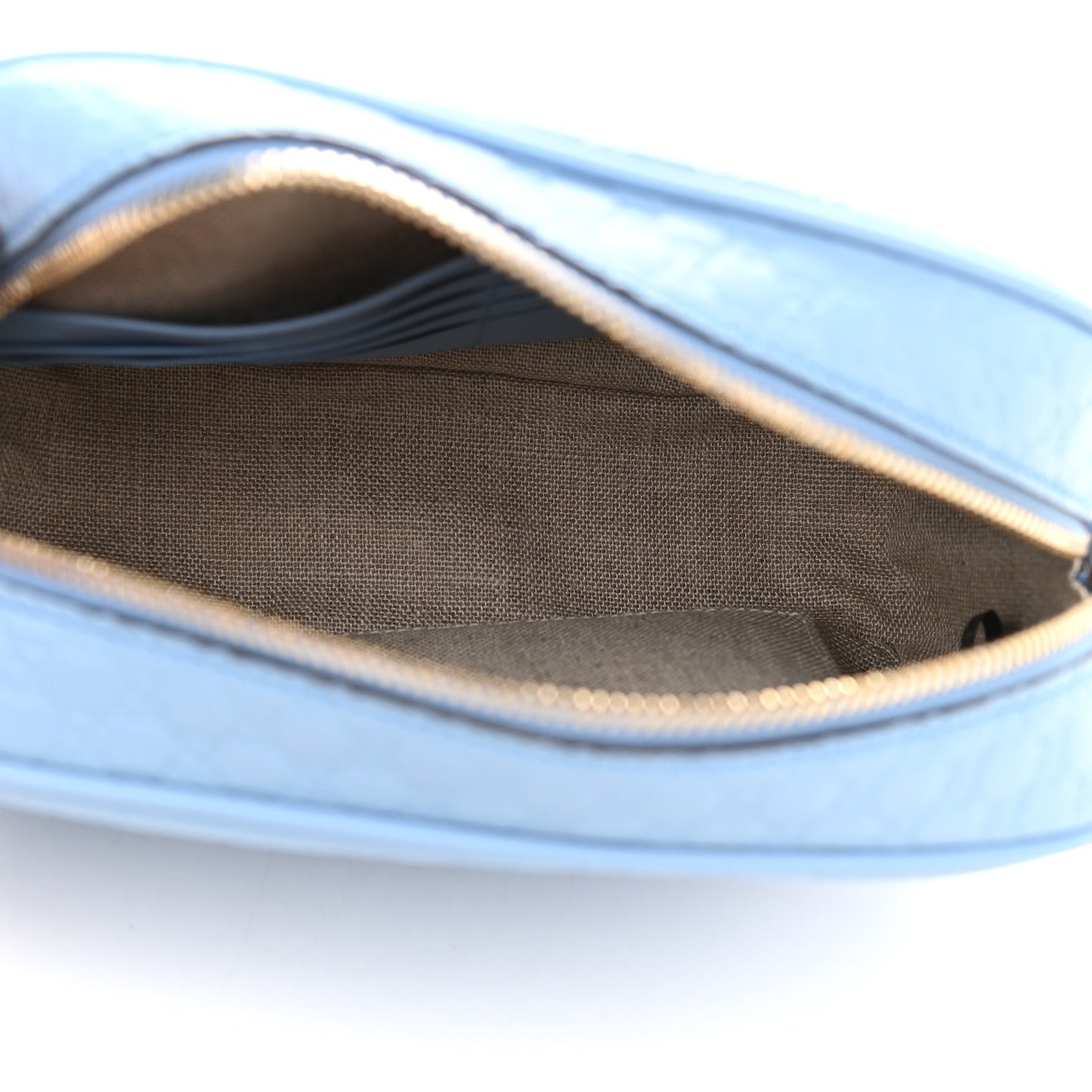 Microguccissima Mini Bree Messenger Bag Mineral Blue