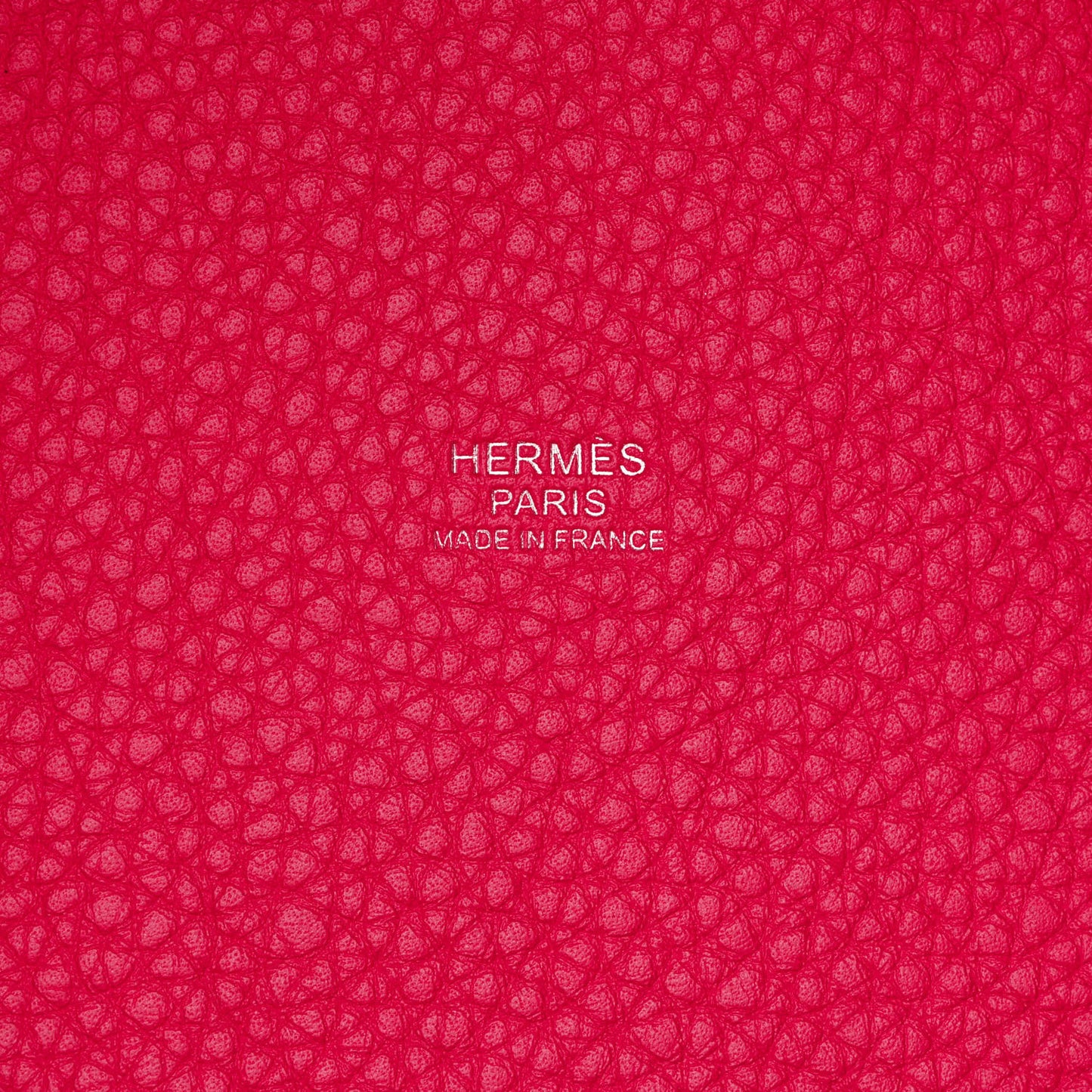 Taurillon Clemence Swift Eclat Picotin Lock 22 MM Framboise Rouge Sellier