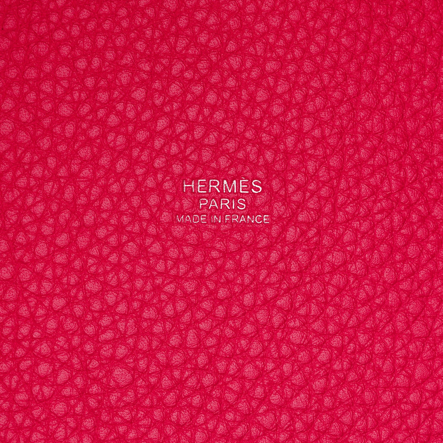 Hermes Taurillon Clemence Swift Eclat Picotin Lock 22 MM Framboise Rouge Sellier 6 of 10