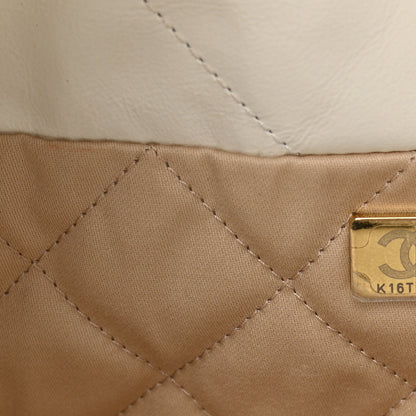 Chanel Calfskin Quilted Small Chanel 22 White 8 of 12