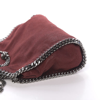 Stella McCartney Shaggy Deer Mini Falabella Fold Over Tote Ruby 13 of 13
