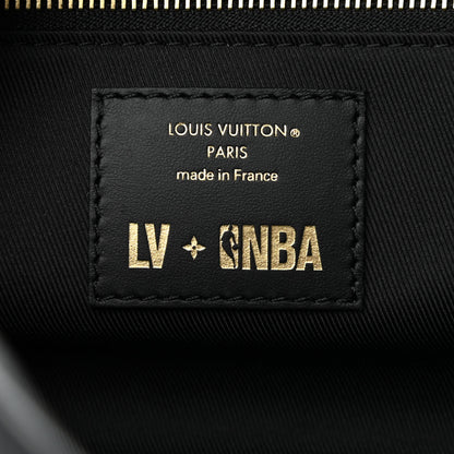 Louis Vuitton X NBA Calfskin Monogram Embossed Cloakroom Dopp Kit Black 5 of 6