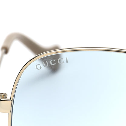 Gucci Metal Round Sunglasses GG1089SA Gold 7 of 7