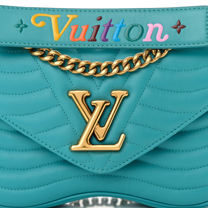 Louis Vuitton Calfskin New Wave Chain MM Malibu Green 8 of 14